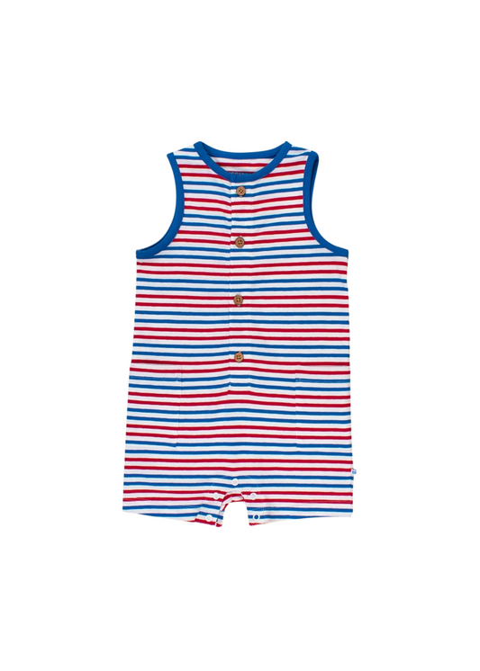 Stripe Pocket Knit Romper
