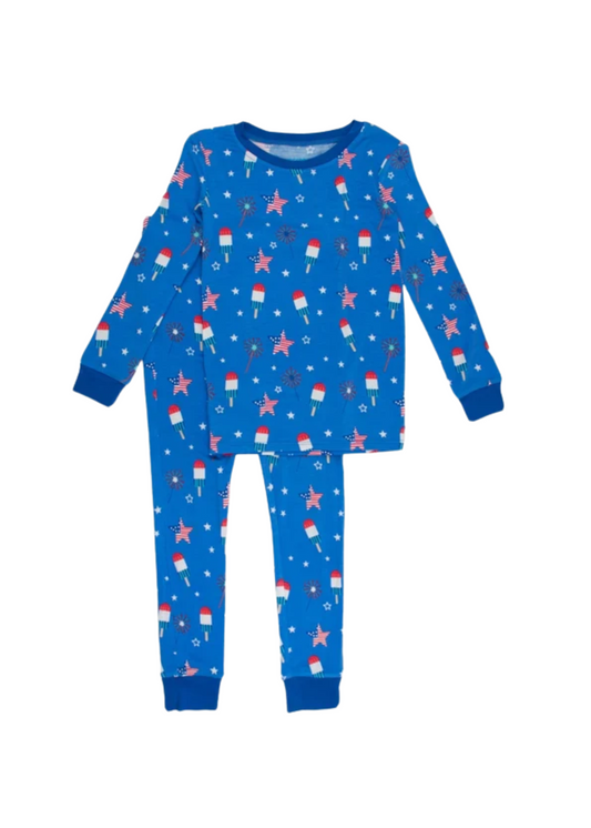 Fireworks Long Sleeve Pajama Set
