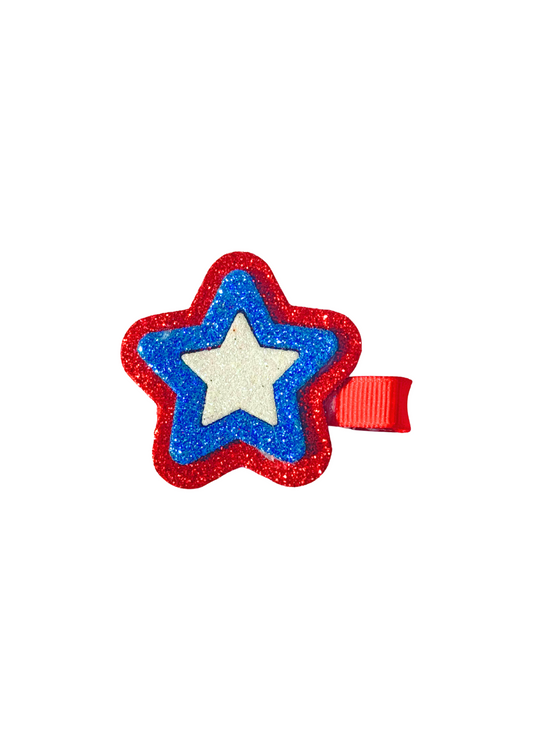 Glit Foam Patriotic Clip