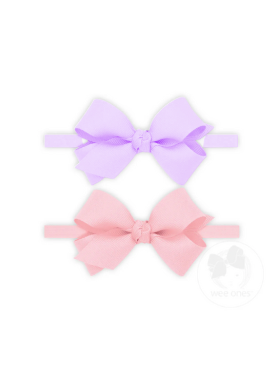 Mini Grosgrain Hair Bow Headband