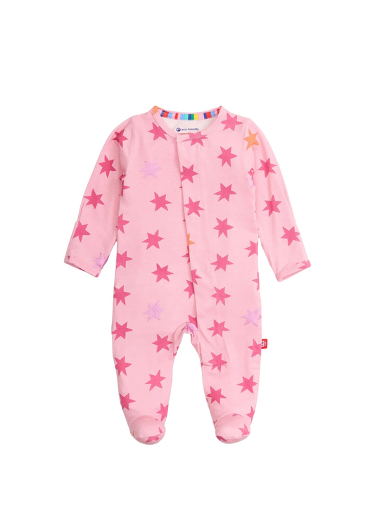 Pink Cosmic Confetti Footie