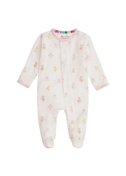 Pink Baby Beats Footie