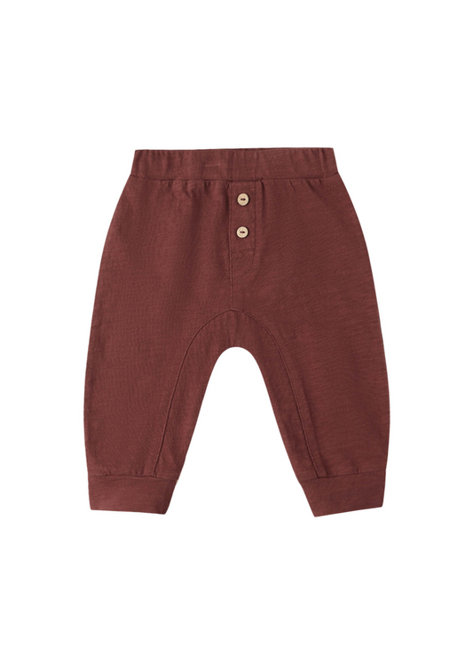 Burgundy Baby Cru Pant
