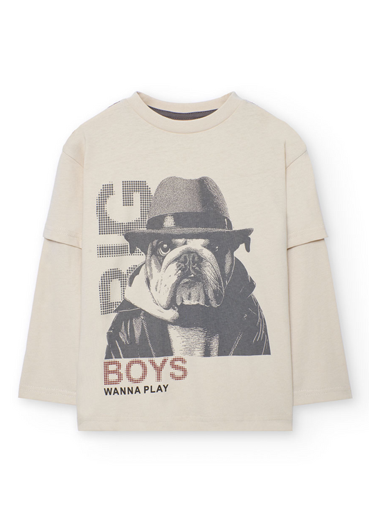 Bulldog Long Sleeve Tee