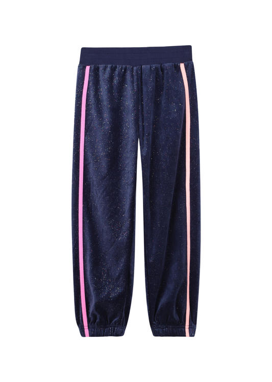 Shiny Velour Joggers