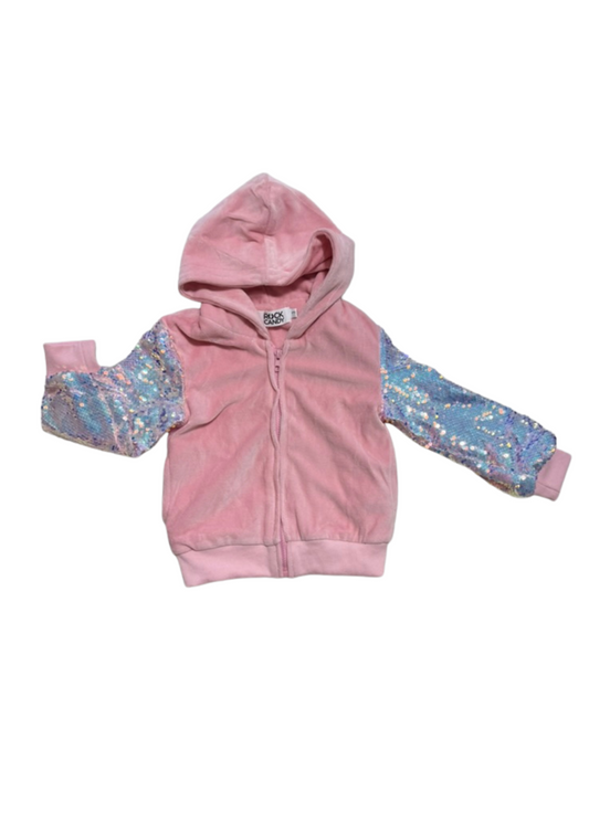 Sequined Velour Jacket