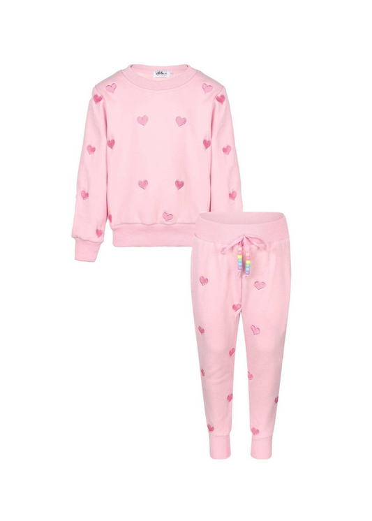 Embroidered Hearts Set