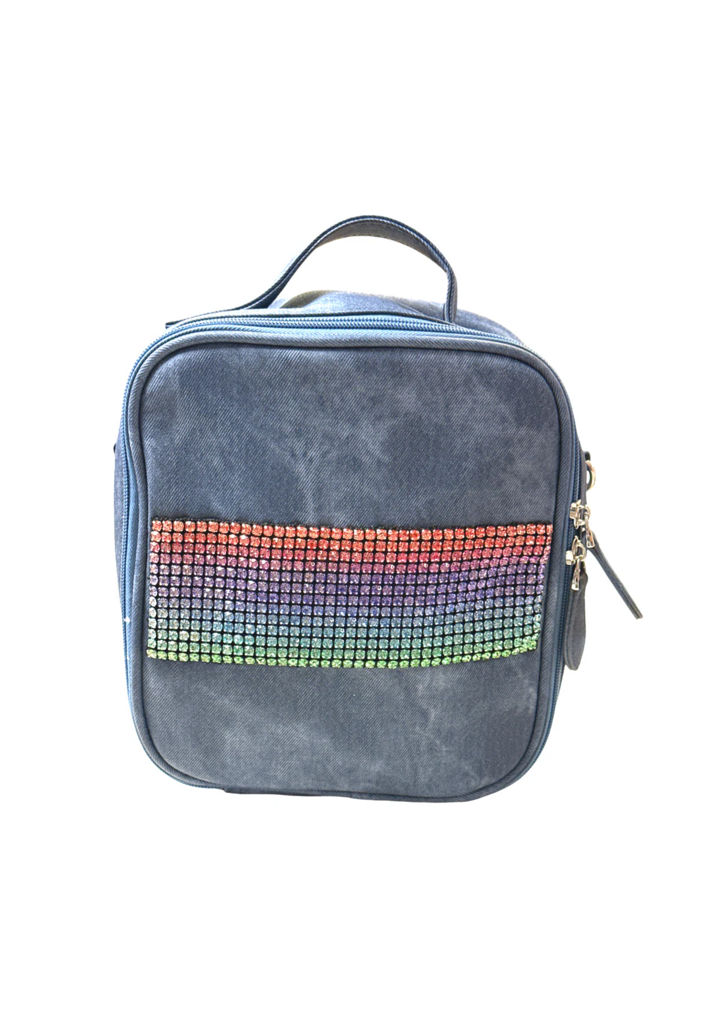 Acid Wash Denim Rainbow Lunchbox