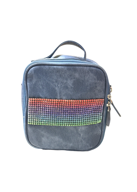 Acid Wash Denim Rainbow Lunchbox