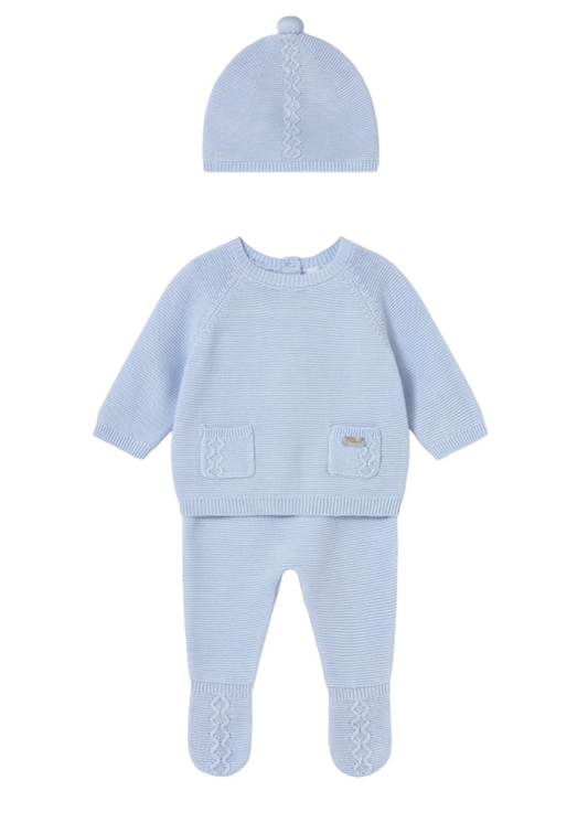 Baby Boy Knit Coming Home Outfit