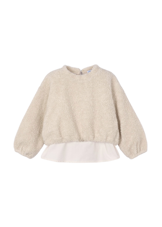 Sherpa Contrast Pullover