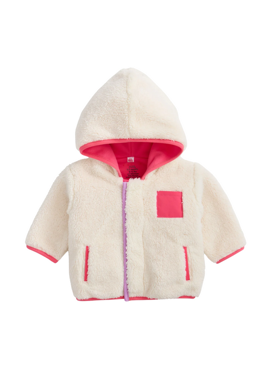 Pink Sherpa Jacket