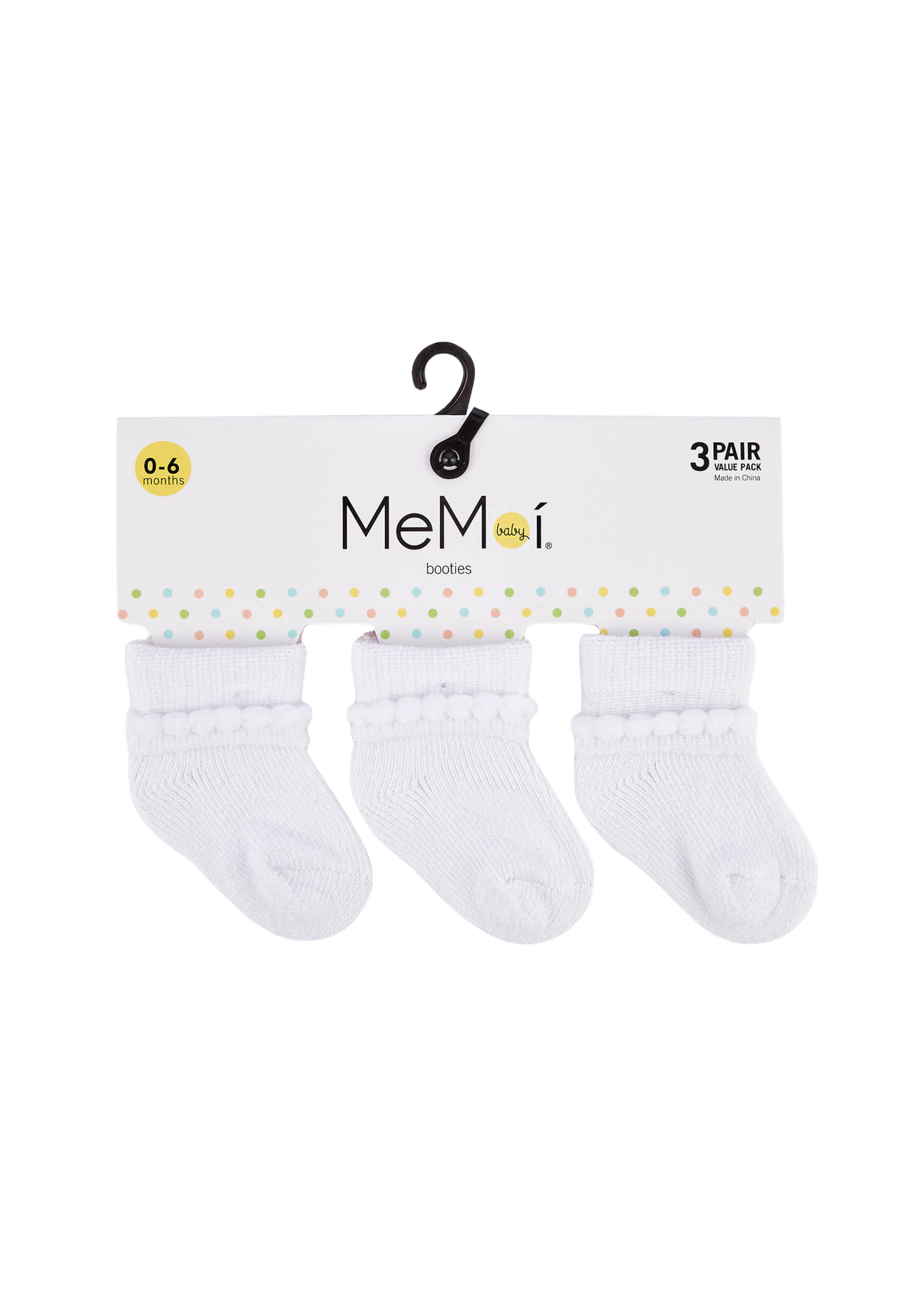 White Baby Bootie Socks