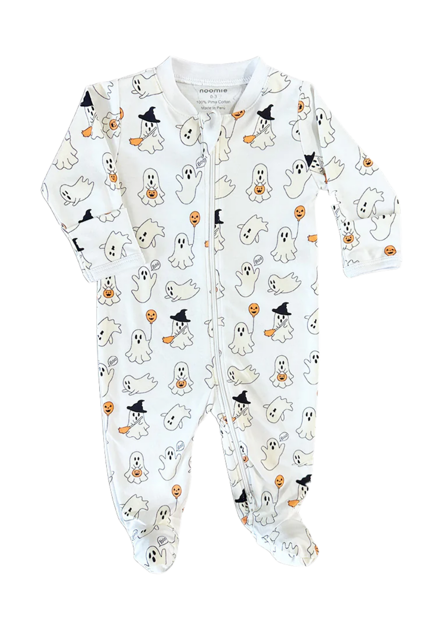 Happy Ghosts Zipper