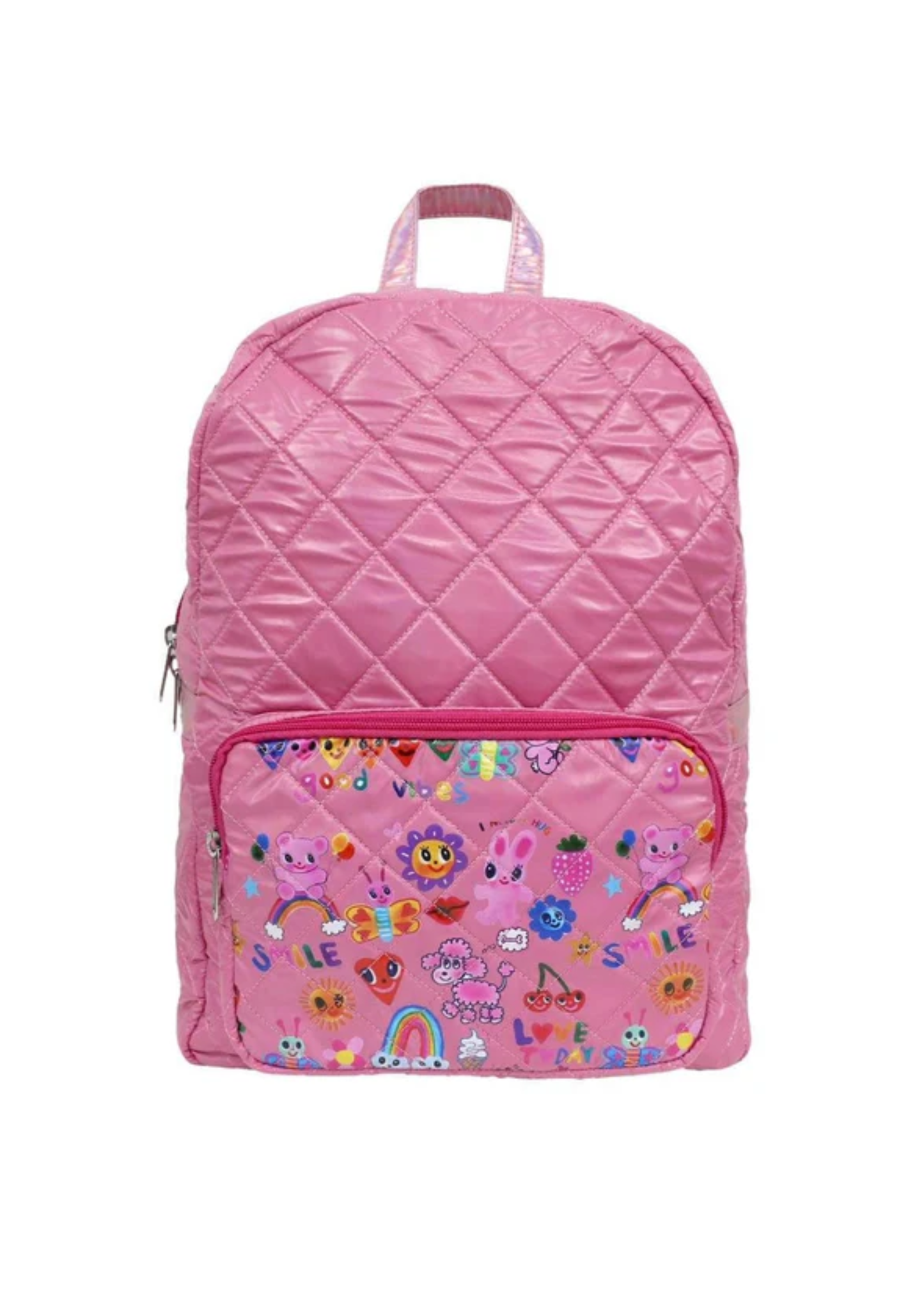 Doodle Art Quilted Backpack