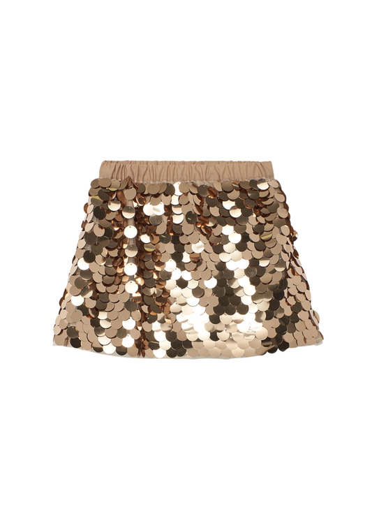 Gold Sequin Skirt