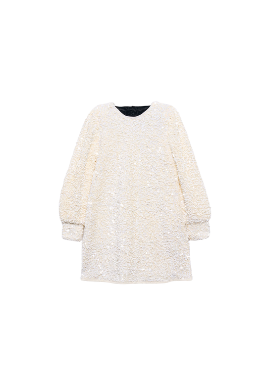 Sequin Black Bow Dress