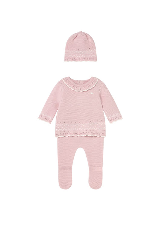 Newborn Knit Set Pink