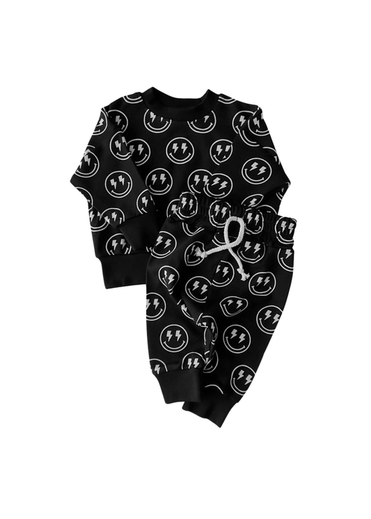 Electric Smiley Jogger Set