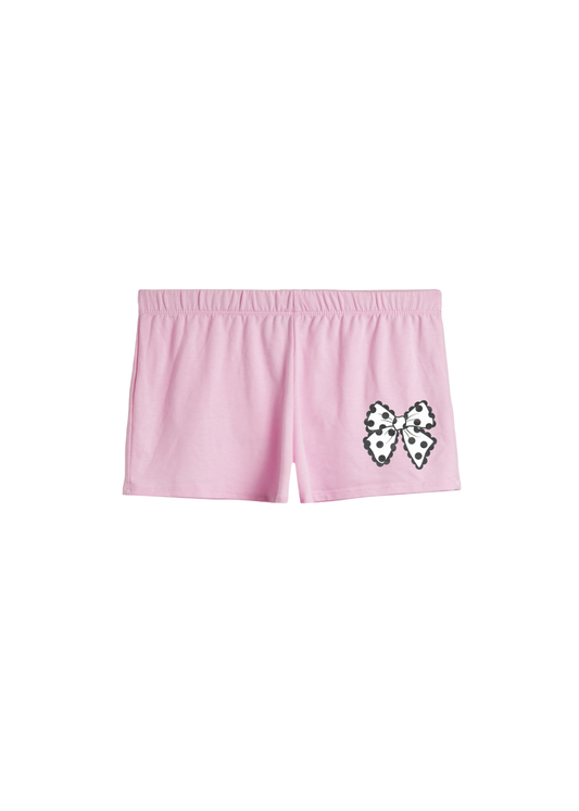 Black & White Bow Shorts