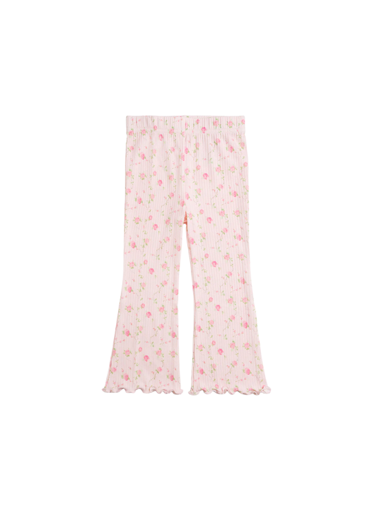 Pink Rose Flare Legging