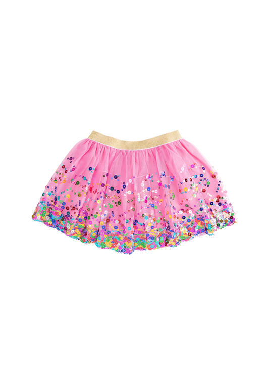Raspberry Confetti Tutu