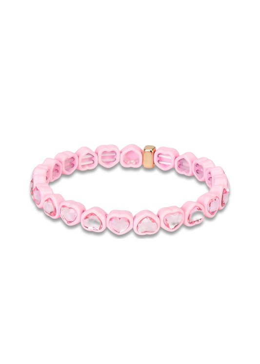 Pink Heart Bracelet