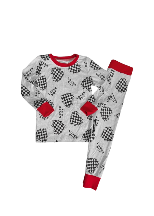 Lover Boy 2 Piece Pajama Set