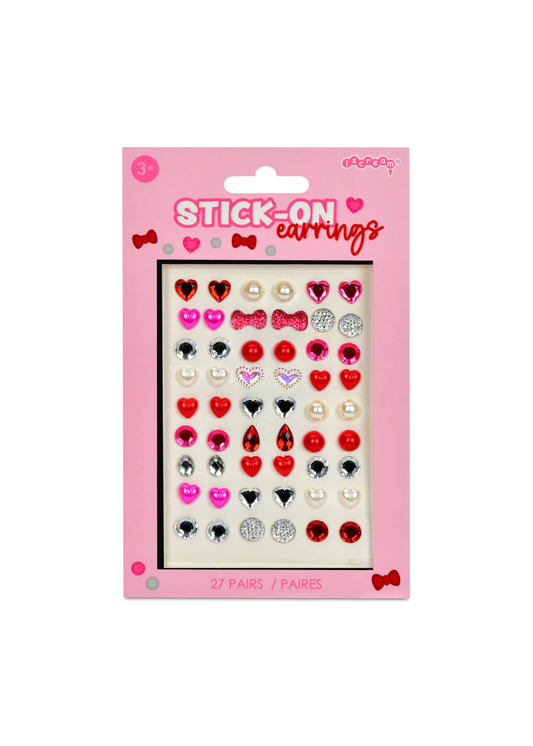 Jeweled Stick On Earrings