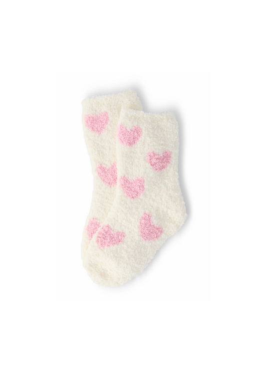 Hearts Cozy Socks
