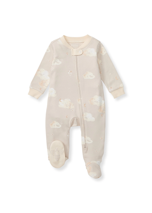 Organic Good Night Sky Footie