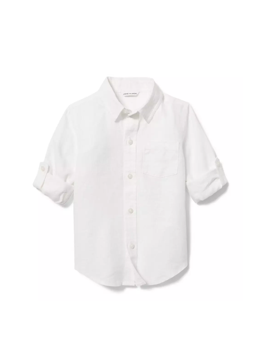 White Linen Shirt