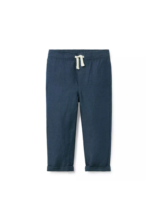 Linen Pull On Pants