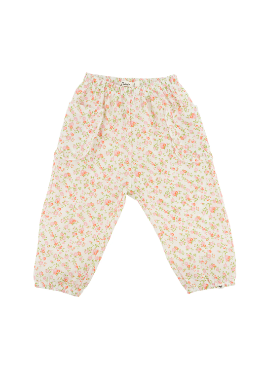 Poppy Sprig Ruffle Side Pocket Pant