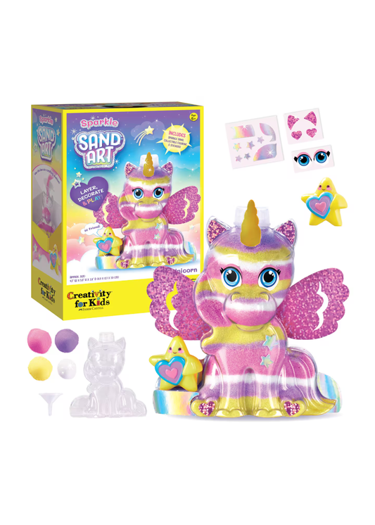 Sparkle Sand Unicorn Art