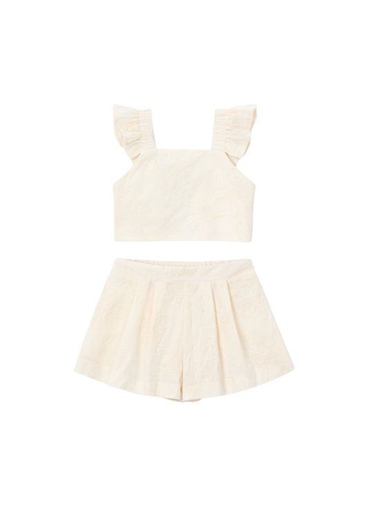 Ruffle Short Set