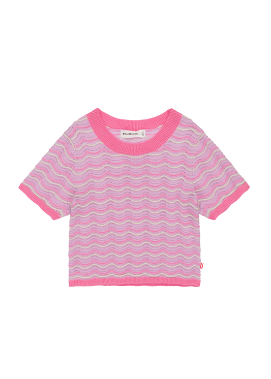 Candy Wave Knit Tee