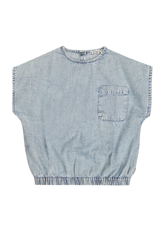Mirtillo Denim Sleeveless Tank
