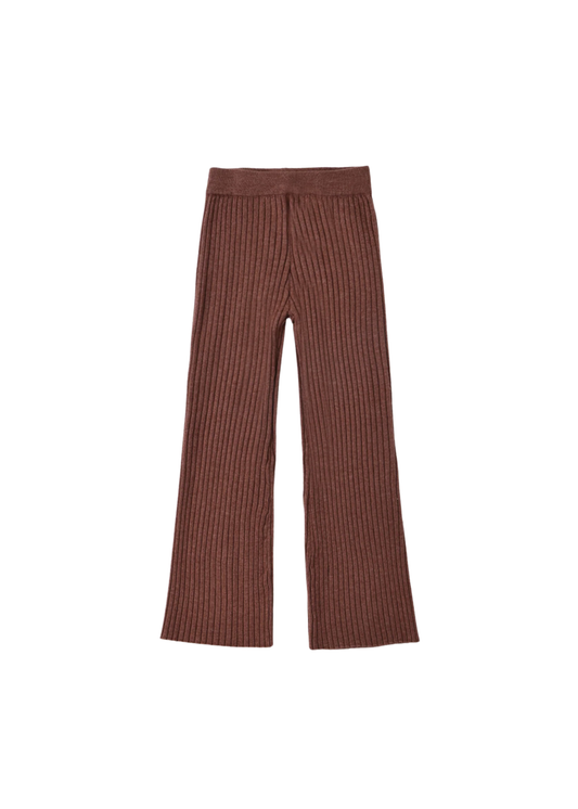Flare Rib Knit Pant