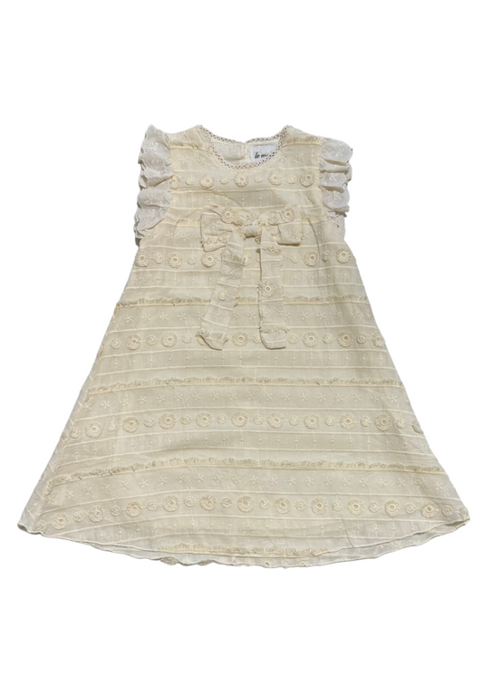 Sleeveless Embroidered Dress
