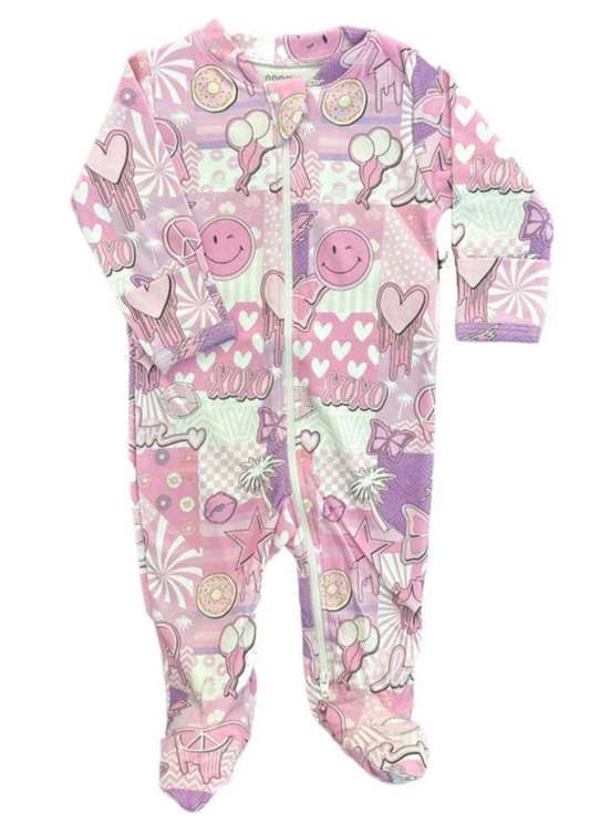Icons Zipper Footie @byjordana Collab